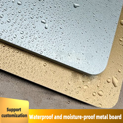 Qualidade A madeira de metal folheia a chama impermeável contínua - painéis de parede decorativos retardadores do PVC Fábrica