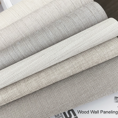 Qualidade PVC Bamboo Carvão de madeira Veneer Interior Decorativo Painéis de parede de madeira Fábrica