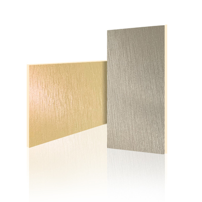 Qualidade PVC Decoração Bambú Carvão de madeira Metal Wall Board Alta densidade painéis de parede interiores Fábrica