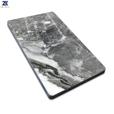 Qualidade Carbono de bambu Crystal Plate do painel de parede do folheado da madeira do carvão vegetal do mármore do PVC Fábrica