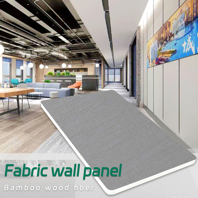 Qualidade 8 milímetros de tela de bambu luxuosa moderna do folheado da madeira da fibra Textured paredes do painel do PVC Fábrica