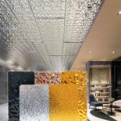 Qualidade a madeira de madeira de bambu da fibra de 8mm almofada os painéis Pintura-livres interiores da ondinha da água 3D da decoração da parede Fábrica
